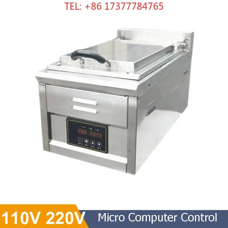 Computer Digital Dumpling Gyoza Frying Machine Fried Gyoza Cooker Pot Dumpling Fried Pan Bun Gyoza Fryer Machine