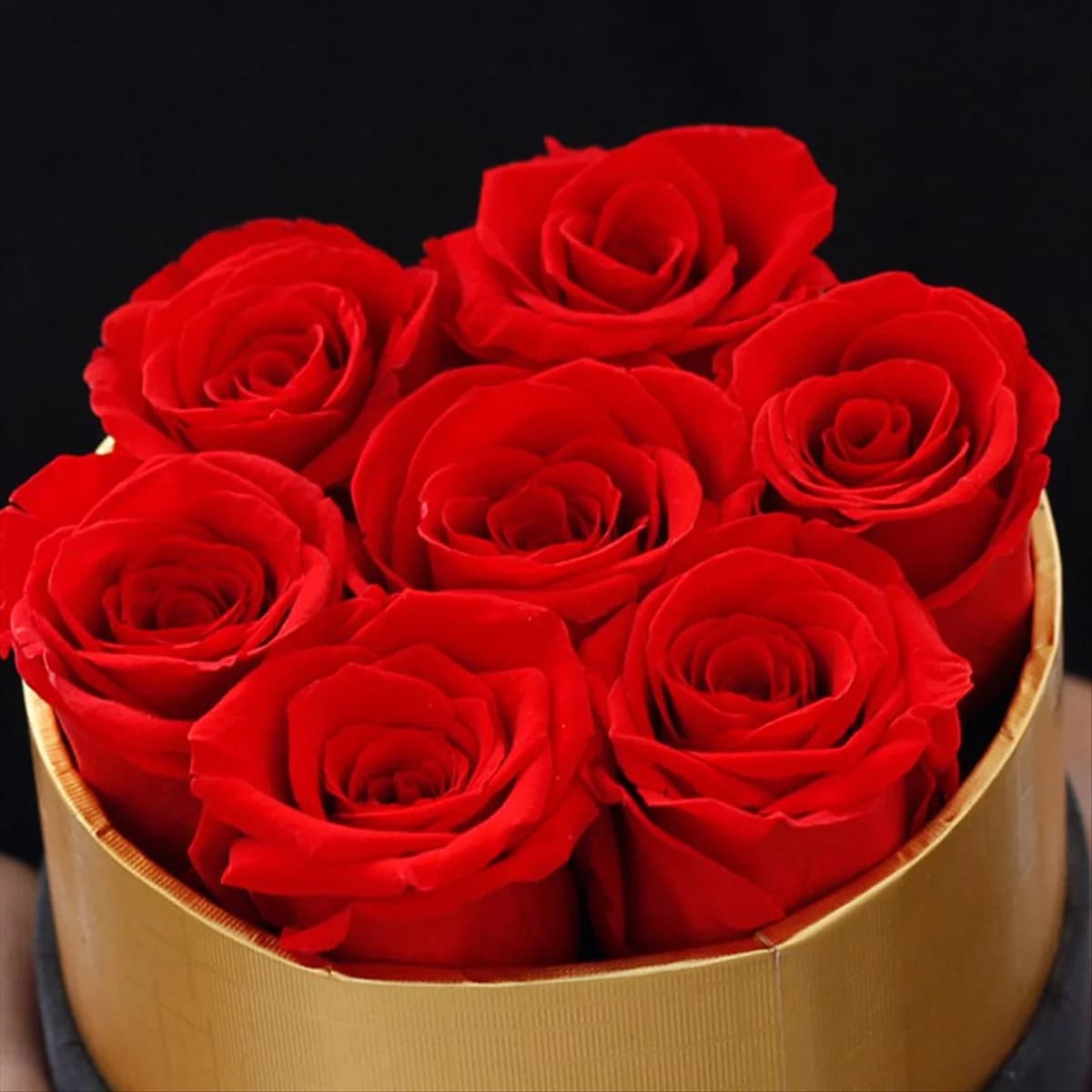 N09R Romantic Level A Rosa eterna in scatola Regali Moglie Vera rosa Fiore conservato Set regalo Decorazioni per la casa San Valentino Matrimonio-D