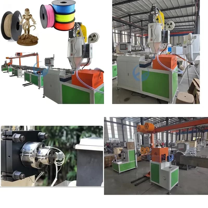 2026 CE PLA PETG PET 3D Printed ABS Filament Making Machine Plastic Filament Production Line Extruder Machine