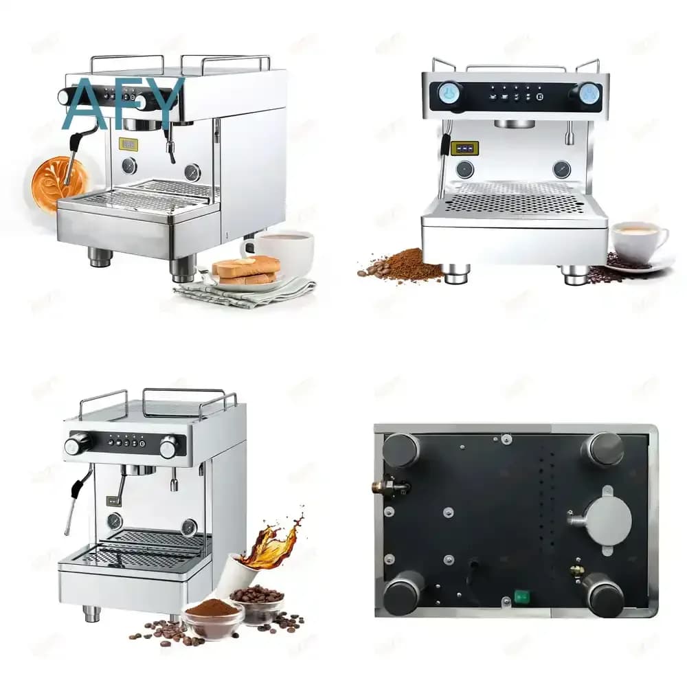 Wholesale 6L Commercial Single Head Coffee Machine for Espresso Maker 2500W Italy Vane Pump Semi Auto Coffee Maker for