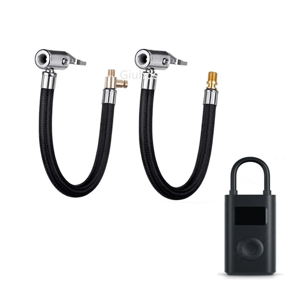 Per Xiaomi Compressore d'aria elettrico 1S 2 Tubo di gonfiaggio per pneumatici per auto Pompa gonfiabile Adattatore per tubo di prolunga Torsione Blocco pneumatici Bici