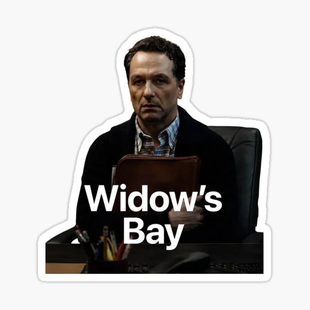 Widows Bay Sticker for Laptop Decor Bedroom Car Cute Cartoon Art Fashionable Public Suitcase