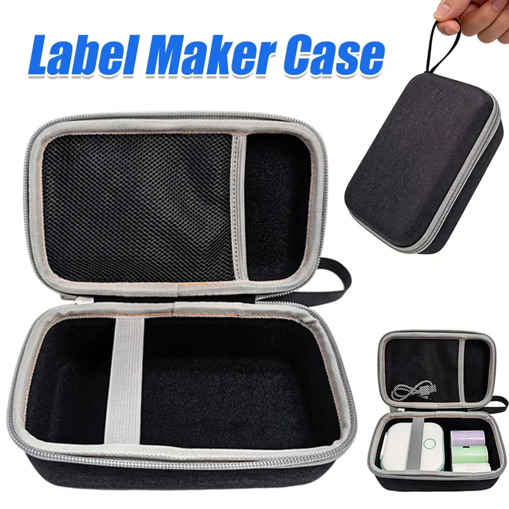 Custodia Portatile in Nylon per Carta Adesiva Memoking Phomemo, Borsa per Stampante Portatile per Etichettatrice/Carta Termica