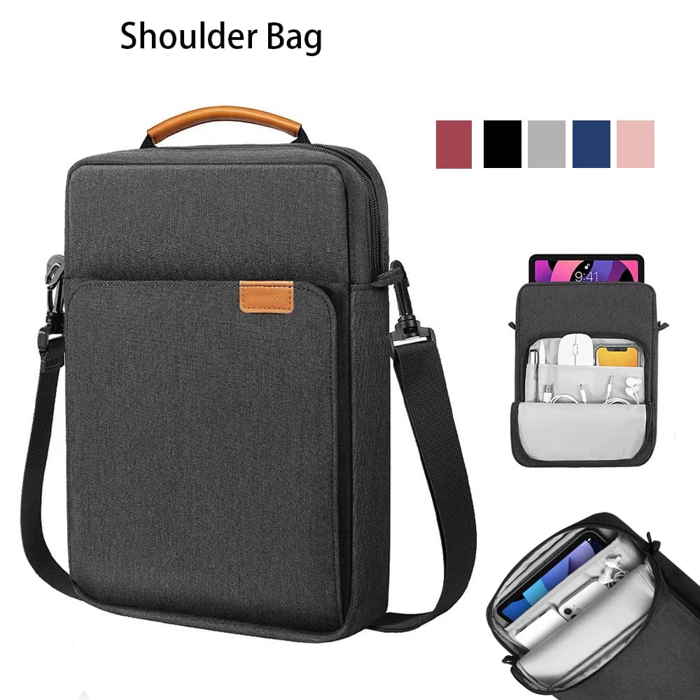 Borsa a tracolla per MacBook Air 13, custodia per laptop da 13,6 pollici compatibile con iPad Air 5, 13 Pro, 12.9, 11, 10th, A16, S9, 8, 7 Plus