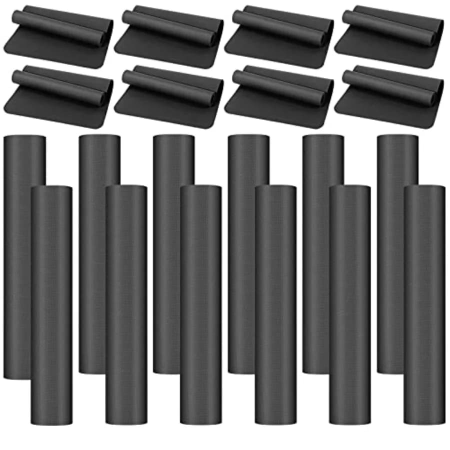 Confezione da 10 tappetini da yoga senza lattice da 68'' x 24'' x 4 mm di spessore per adulti con texture antiscivolo per yoga, pilates o allenamento all'aperto.