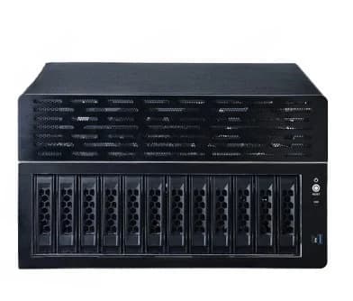 Chassis NAS Serie 12 Dischi Hot-Swap, Supporta Schede Madri ATX, Archiviazione Dati di Rete e Dispositivi di Controllo Industriale