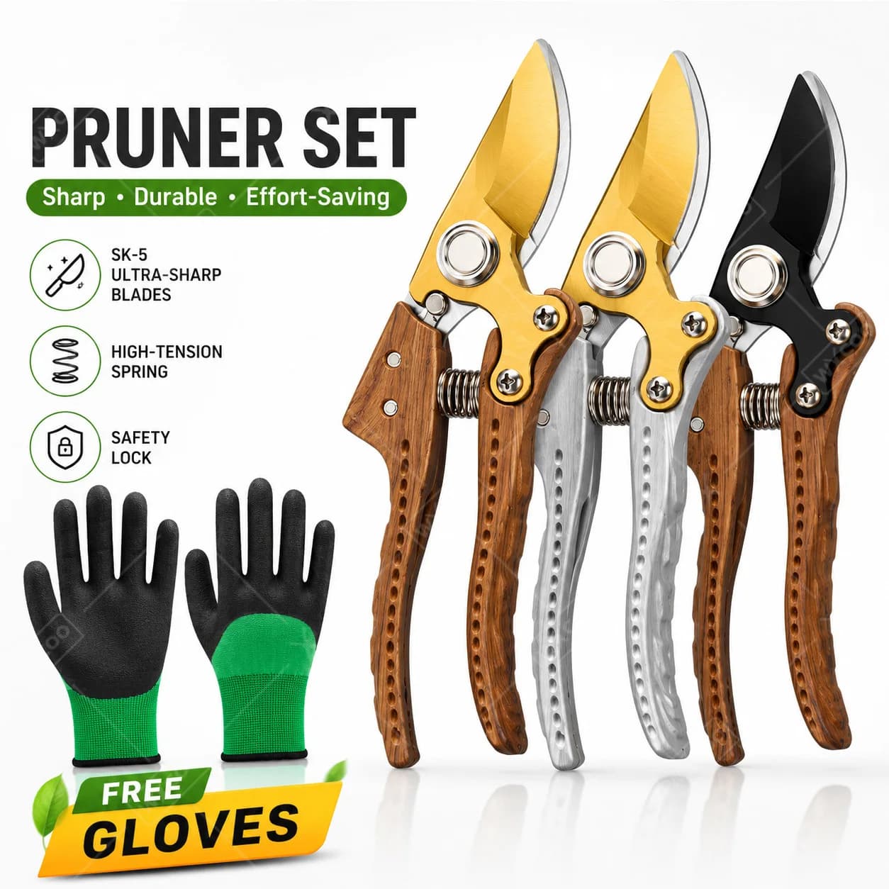 Multifunctional Garden Pruner Pruning Shears Labor-saving Scissors for Gardening Pruning Scissors Plants Garden Bonsai Tools