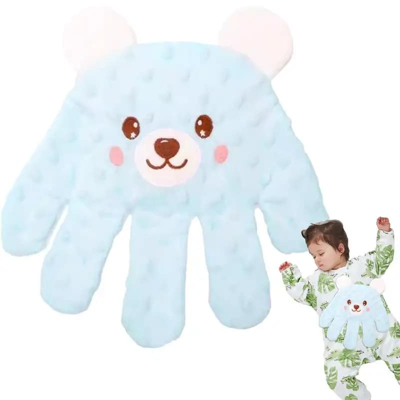 Hand puppets for children Anti-shock Children's Anti-shock Rice Bag Pine the large palm Art made for sleep Newborn Baby Bearing Hand fingers