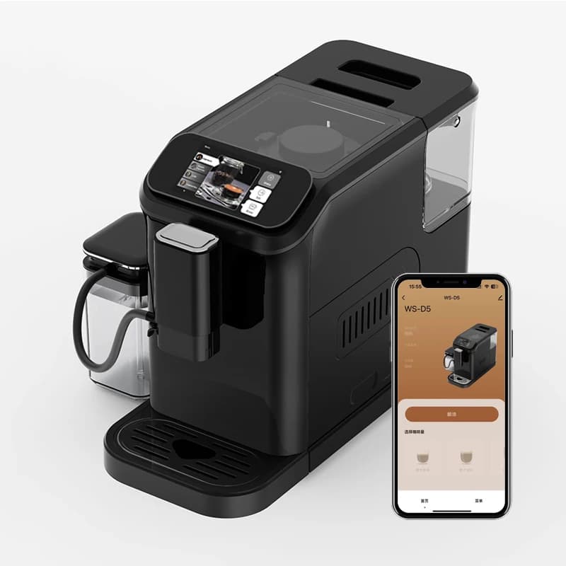 D5 Wholesale Touchscreen Espresso Cappuccino Smart Fully Automatic Coffee Machine