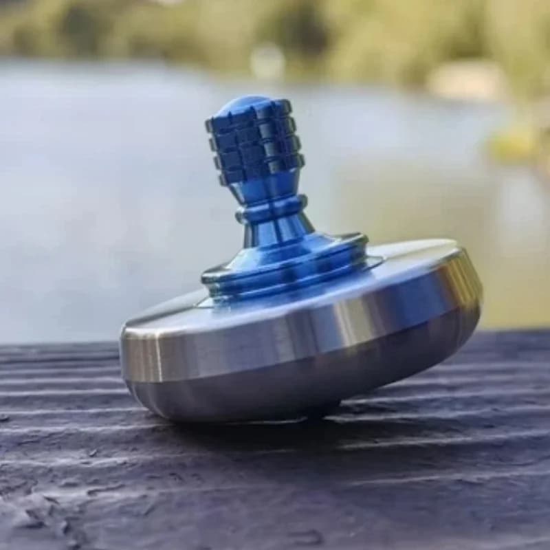 Trottola meccanica Gyro Fidget Spinner Giocattolo in lega di titanio Giroscopio attorcigliato a mano per adulti e bambini