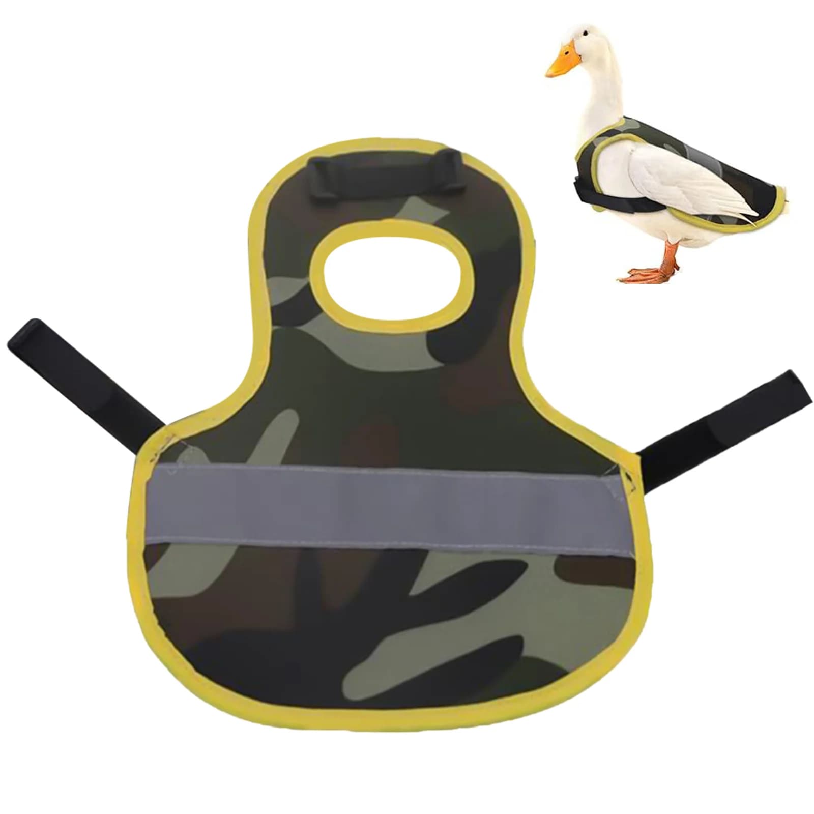 Gilet di sicurezza per pollo e anatra invernale Pollame Uccelli Piume Protezione Giacca di sicurezza calda invernale Supporto di protezione per anatra oca