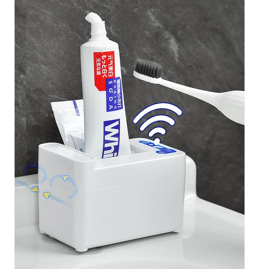 Bathroom accessories set Brush holder Intelligent sensor Automatic toothpaste dispenser