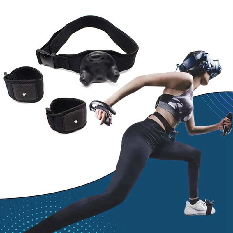 AED2-Tracker Strap per accessorio localizzatore di cuffie da gioco VR da polso e vita