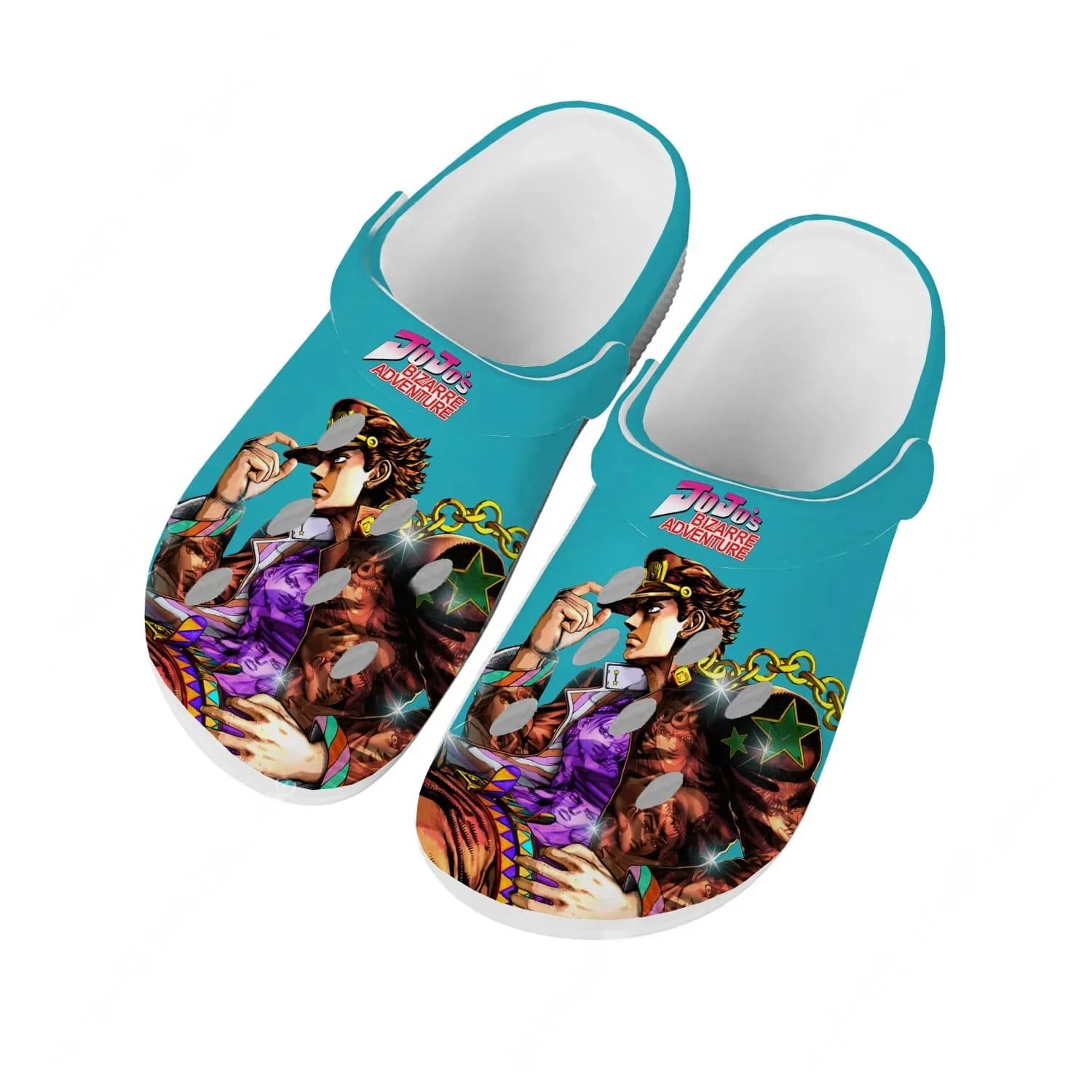 Jojo's Bizarre Adventure Sandals for Men, Women and Teenagers, Fashionable Water Shoes, Breathable and Comfortable Personalized Slippers for Garden and Beach