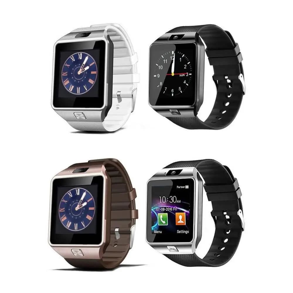 2025 Hot DZ09 Touch Screen Smart Watch with Camera SIM Card Smartwatch Wrist Watch for IOS Android Multilingual Phone Support