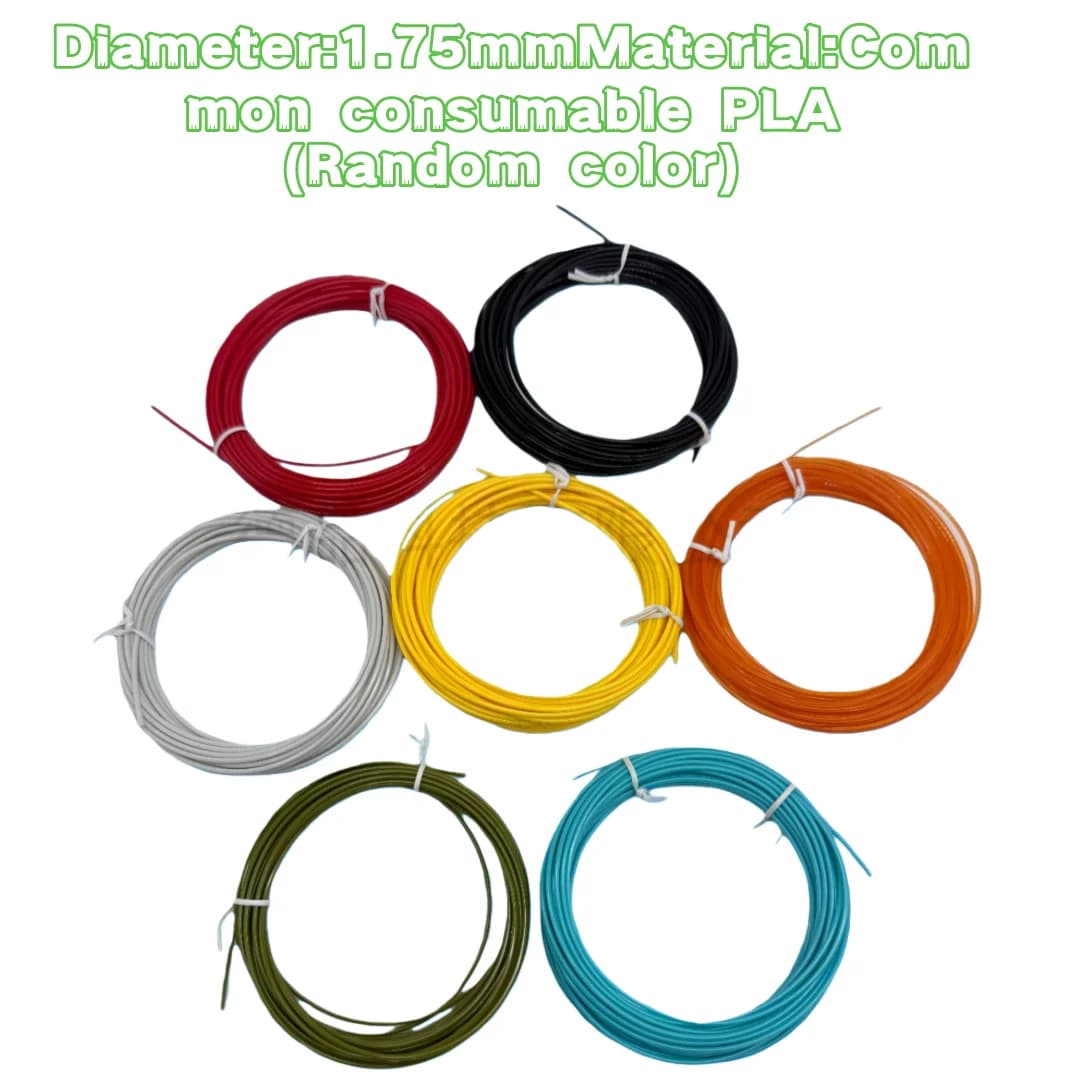 5M 5/10/20 Color 3D Refill Pla 3D Pen Printing Cable Filament Printing Materials High Precision Printing Pen Consumables