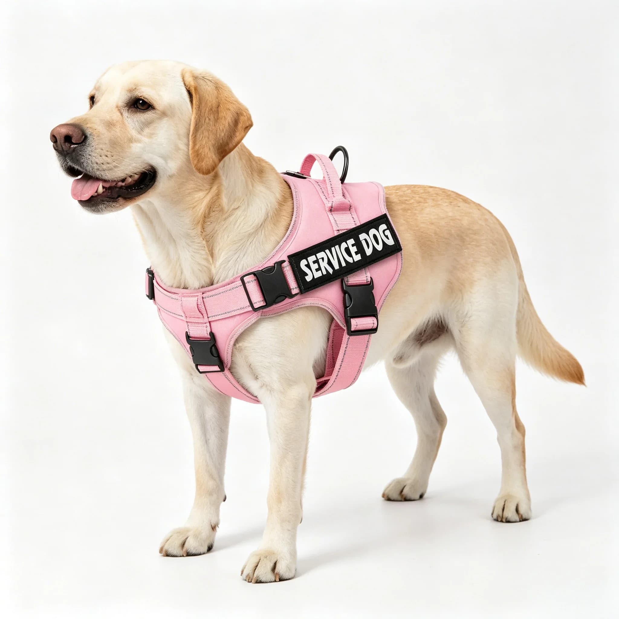 Reflective Dog Harness Vest In Stock Wholesale Pet Walking Lead Rope For Medium Large Dogs Labrador Adjustable Chest Strap