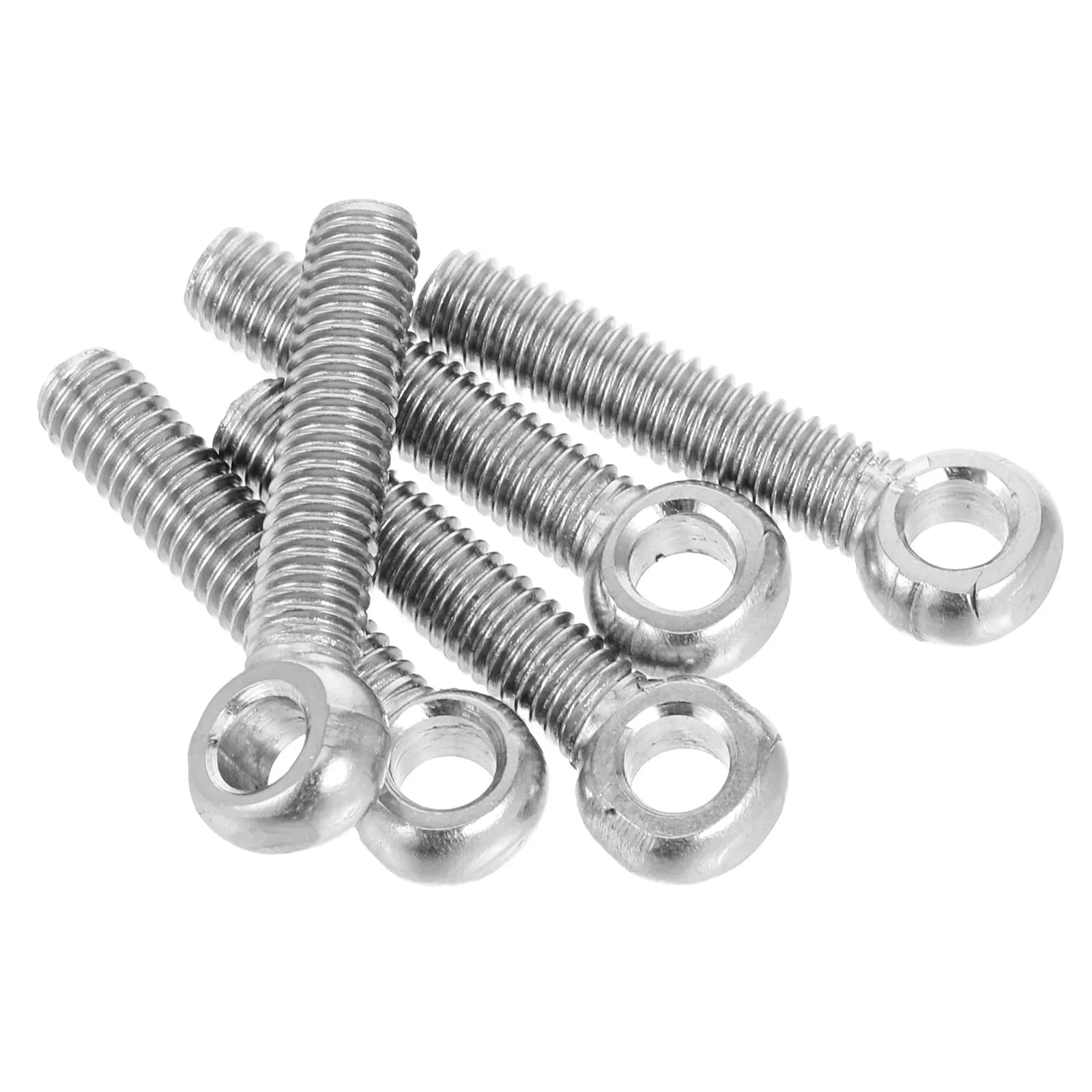 5 Pezzi Bulloni a Occhio in Acciaio Inossidabile M5x25, Viti ad Anello per Sollevamento per Uso Marino, Macchinari Esterni, Attrezzature per Corde, Ferramenta per Patio