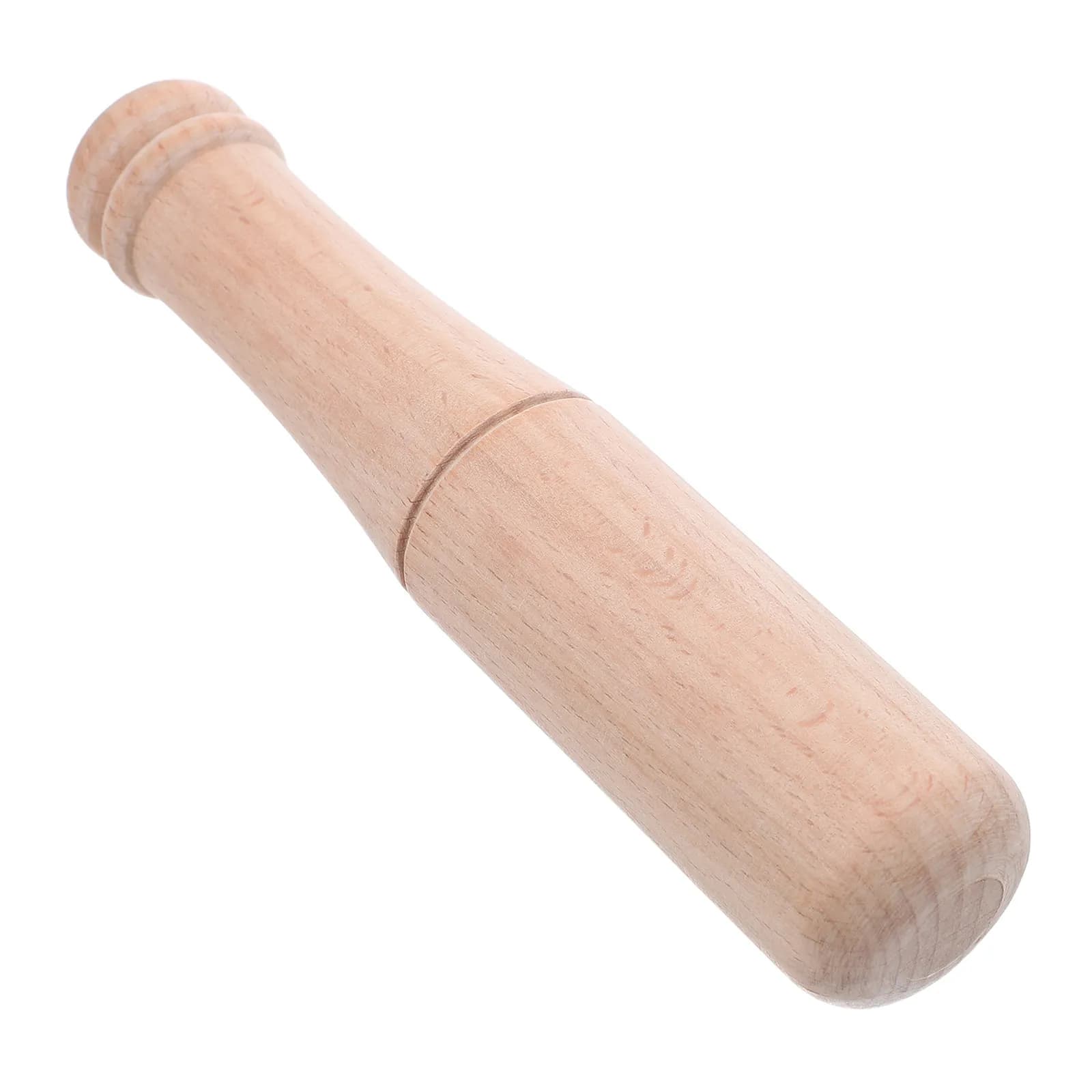 Schiacciapatate in Legno Massello da Cucina 17cm, Pestello Manuale per Aglio, Trituratore di Spezie, Strumento per Macinare in Cucina