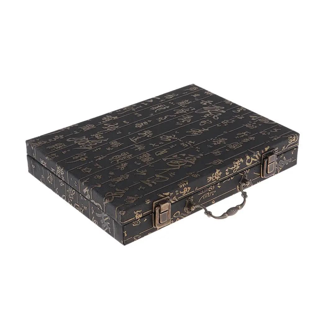 Set di scacchi cinesi Gioco da tavolo di lusso Pezzi di sequoia realizzati a mano Elegante arredamento per scacchi per set di scacchi professionali per ufficio