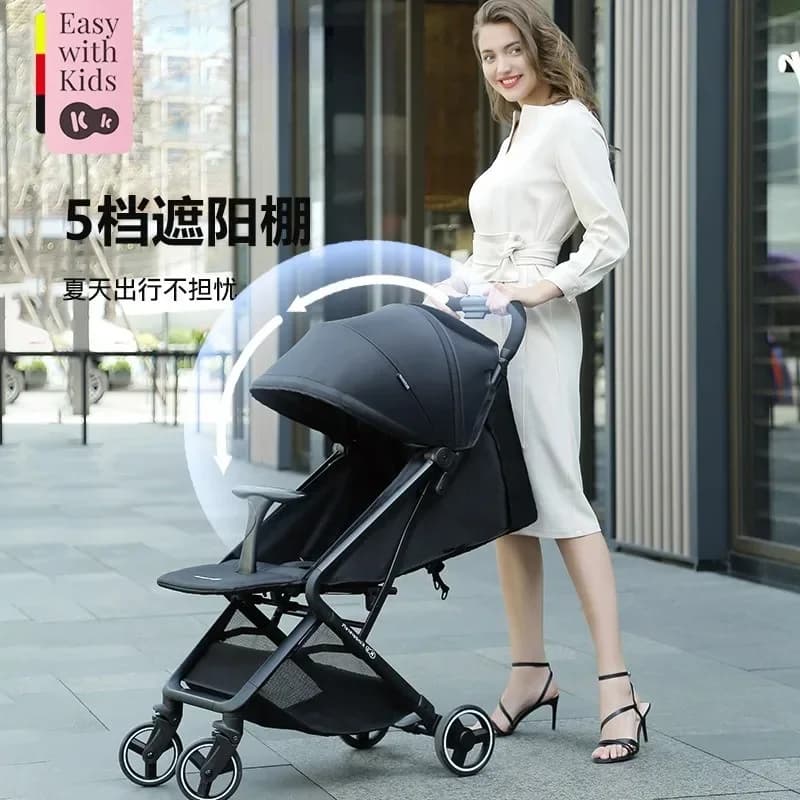 2025I passeggini sono piccoli, ultraleggeri e pieghevoli con ombrellone portatili per bambini e neonati.