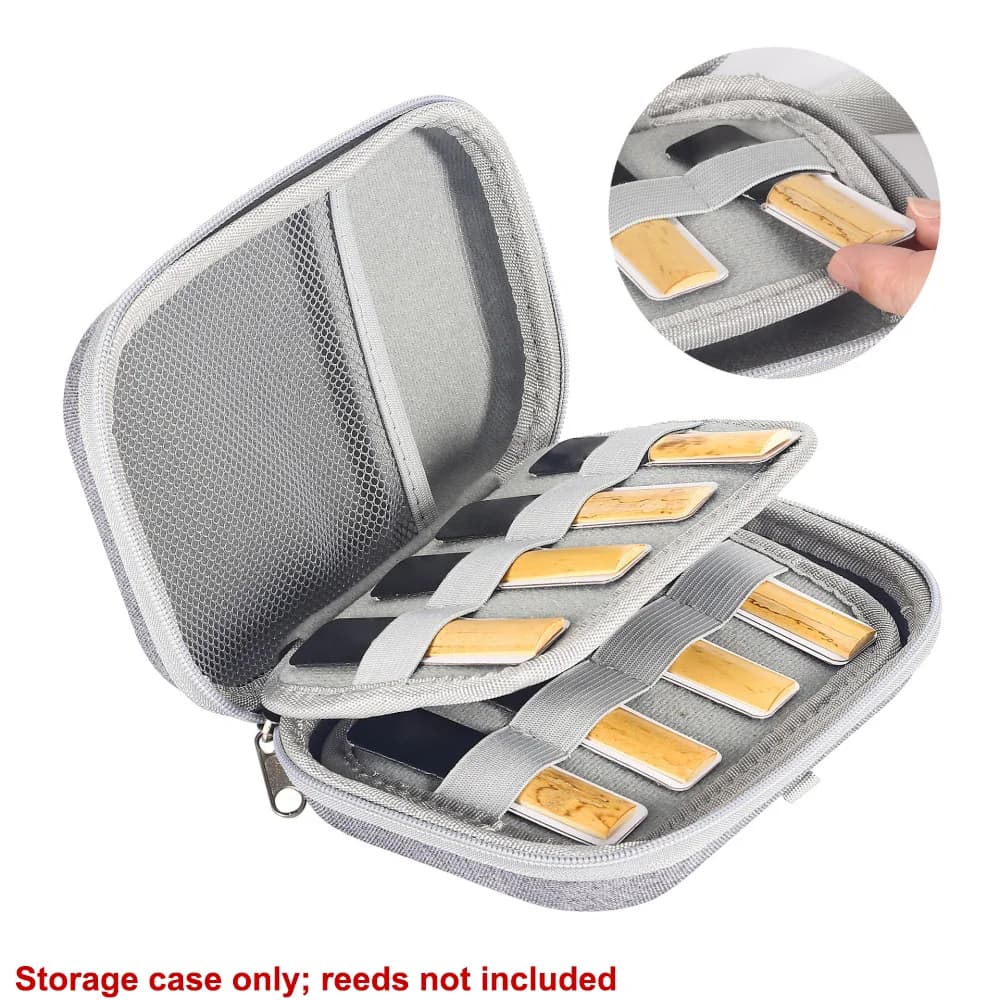 20pcs Reeds Case Compatible with Vandoren Woodwinds Accessories for Sovvid for Glory Universal Saxophone Clarinet Reeds Storage