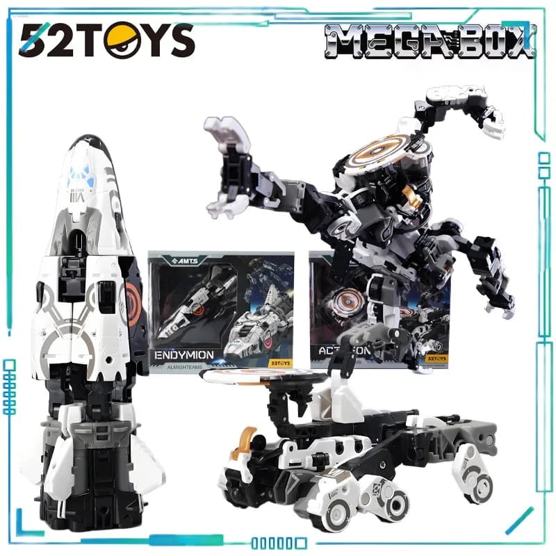 52TOYS Serie MEGABOX autentica All Rounder Team AMTS MB-24 Hunter e MB-25 Shepherd Plastica Mecha Prodotti Regalo per ragazzo Raccogliere