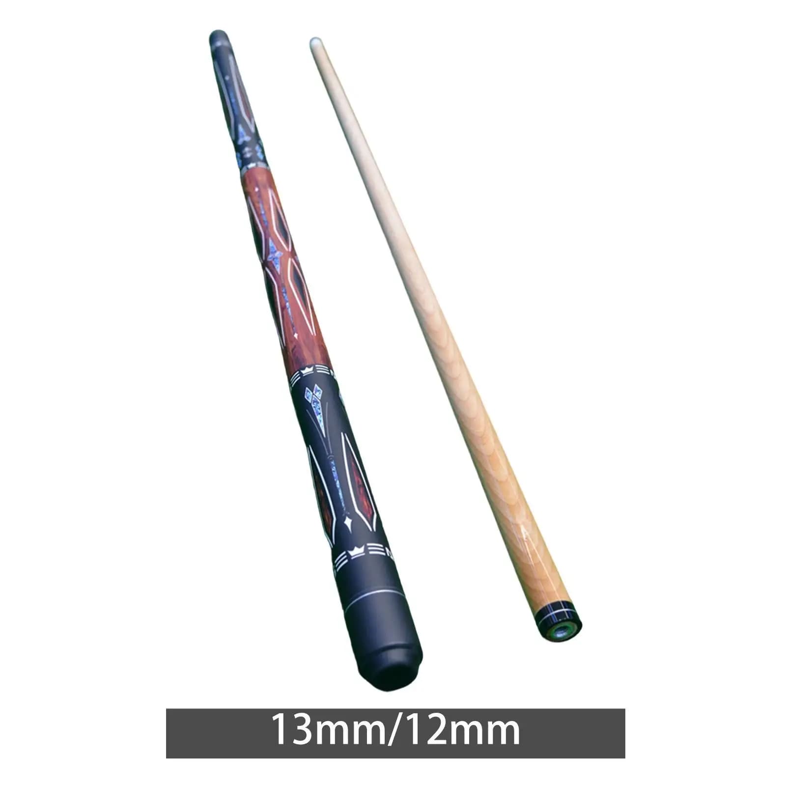 Stecca da Biliardo in Legno Portatile a Due Sezioni, Smontabile, Progettata per Precisione e Comfort, Adatta per Sale da Gioco