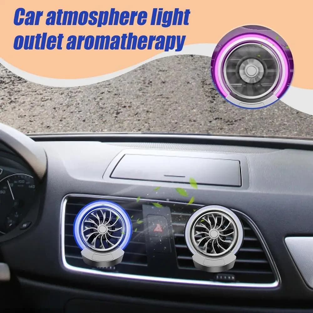 Car Flavor Diffuser Smooth Clip Deodorant for Alloy Environments Rotating Decoration Gift for Friends Family Driver Essential Travel