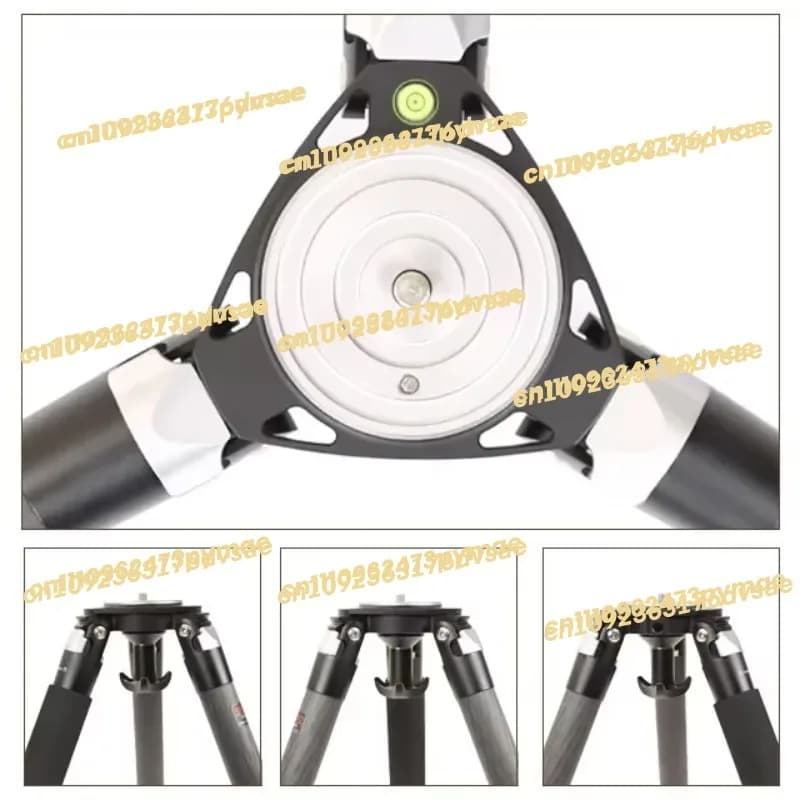 Treppiede professionale in fibra di carbonio per carichi pesanti, nuovo design per videocamere