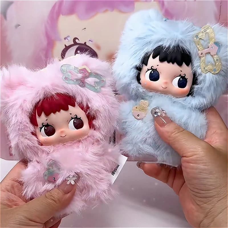 HEYONE RA3N Sparkle Crush Series Blind Box Vinyl Anime Figures Soft Plush Pendants Mystery Box Cute Surprise Bag Keychain Gifts