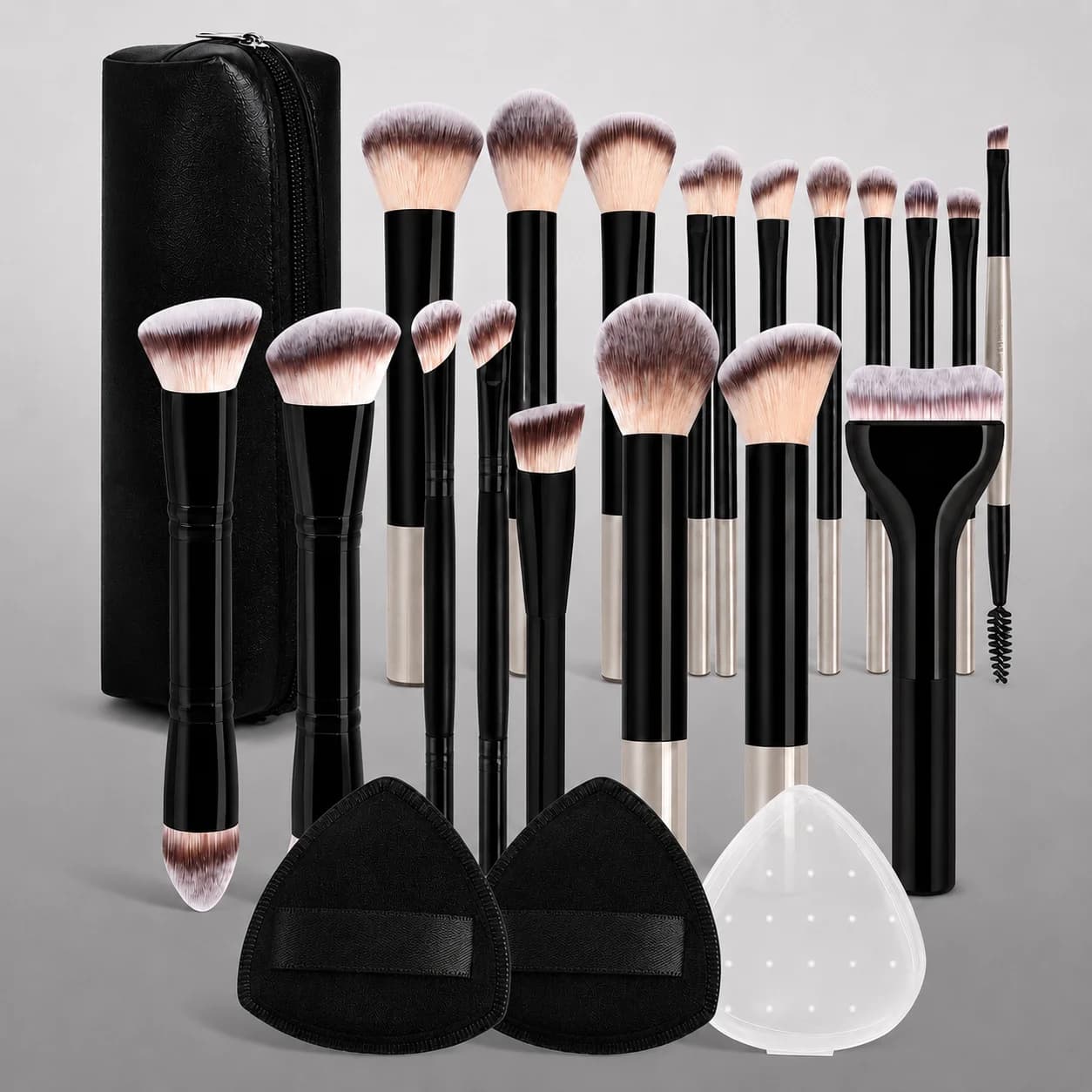 13/17/22pcs Makeup Tool Set, Professional Makeup Brush Set, Makeup Bag, Makeup Accessories, Foundation Brush, Blush Brush