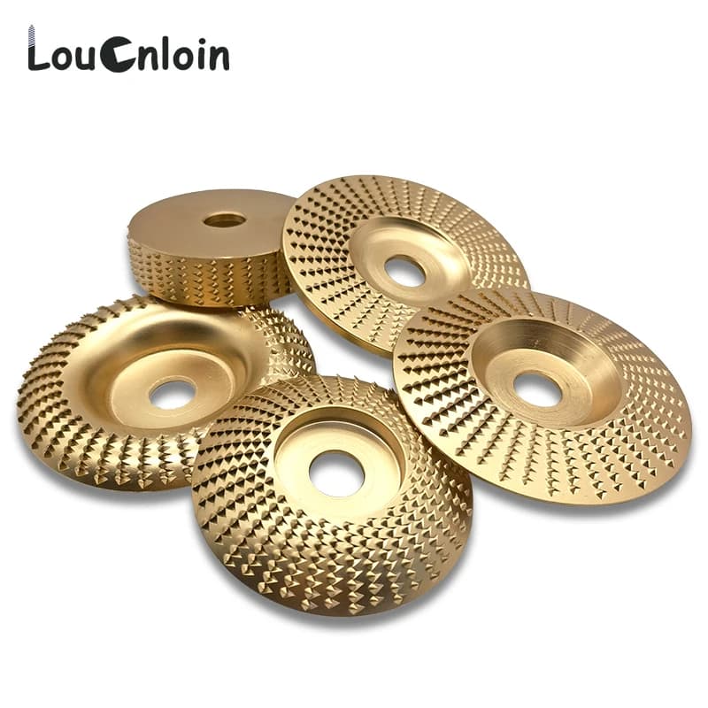 1/3/5pcs Foro 16mm 22mm Mola per lucidatura del legno Disco rotante Levigatura Strumento per intaglio del legno Disco abrasivo per smerigliatrice angolare