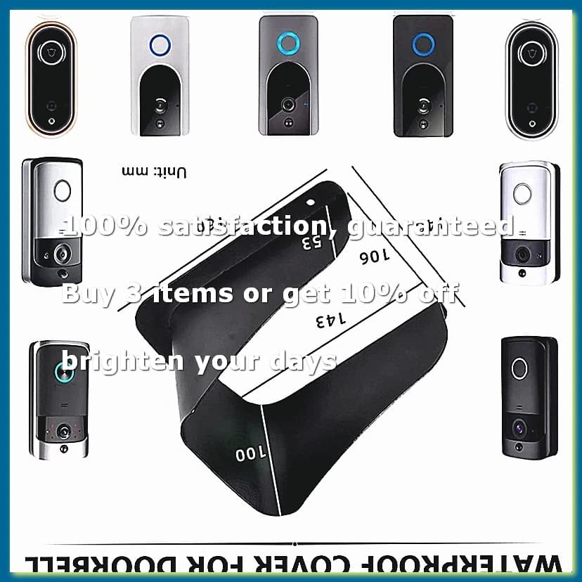 Video Doorbell Rain Cover Metal Door Bells Access Control Housing for Keyboard Controller Access Doorbell Intercom
