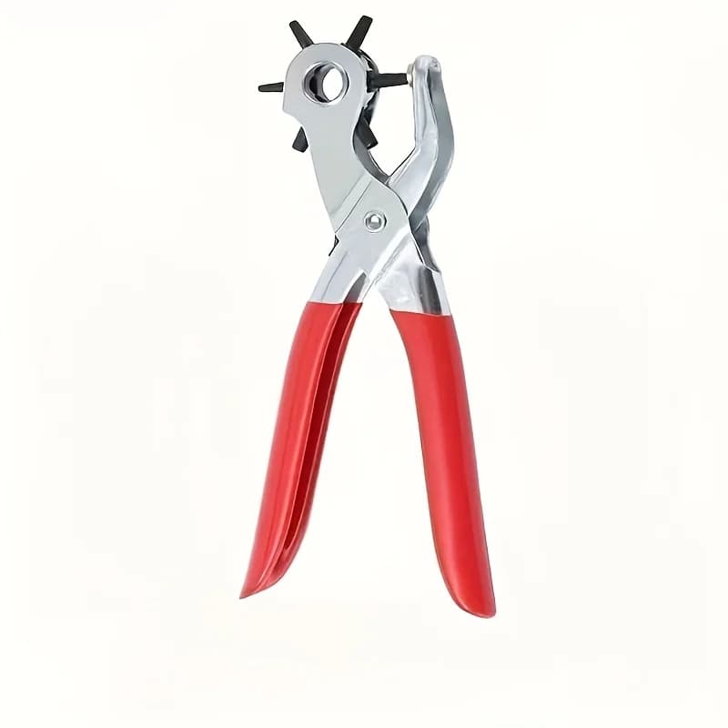 Pinza perforatrice per cinture in pelle, occhielli, cinturini di orologi, strumento per borse, utensile per fai da te, attrezzi manuali per la lavorazione del cuoio, pinza per forare.