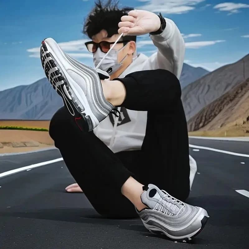 Scarpe da Corsa Sportive Traspiranti, Versatili e Resistenti con Ammortizzazione, Sneakers alla Moda 2026
