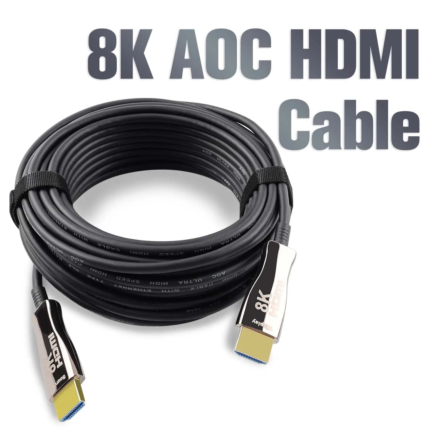 Cavo in fibra ottica AOC 2.1 compatibile HDMI 8K 4K HDR Cabo 8k@60hz 4k@120hz 4k@60hz 48Gbps per tv xbox ps5 switch display apple-tv