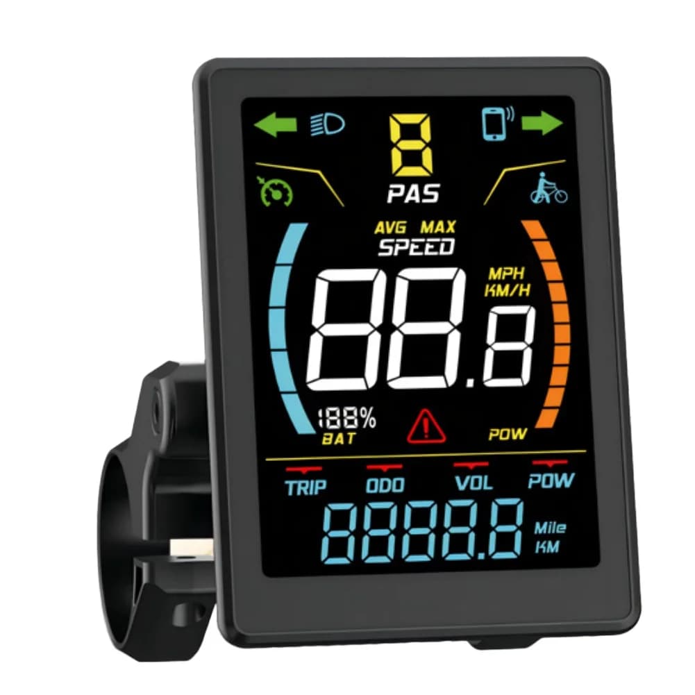 /DZ32 /Ebike /Display Screen 24V-48V LCD Color Cycling Computer With Fault Code For OMD 2 Protocol Electric Scooter Bicycle Part