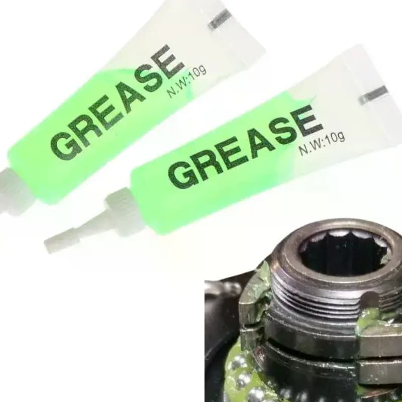 1/3/5 Pezzi Grasso per Cuscinetti ad Effetto Verde, Lubrificanti per Mozzi 10g, Olio Lubrificante per Biciclette, Elementi Lipidici, Grasso per Alte Temperature