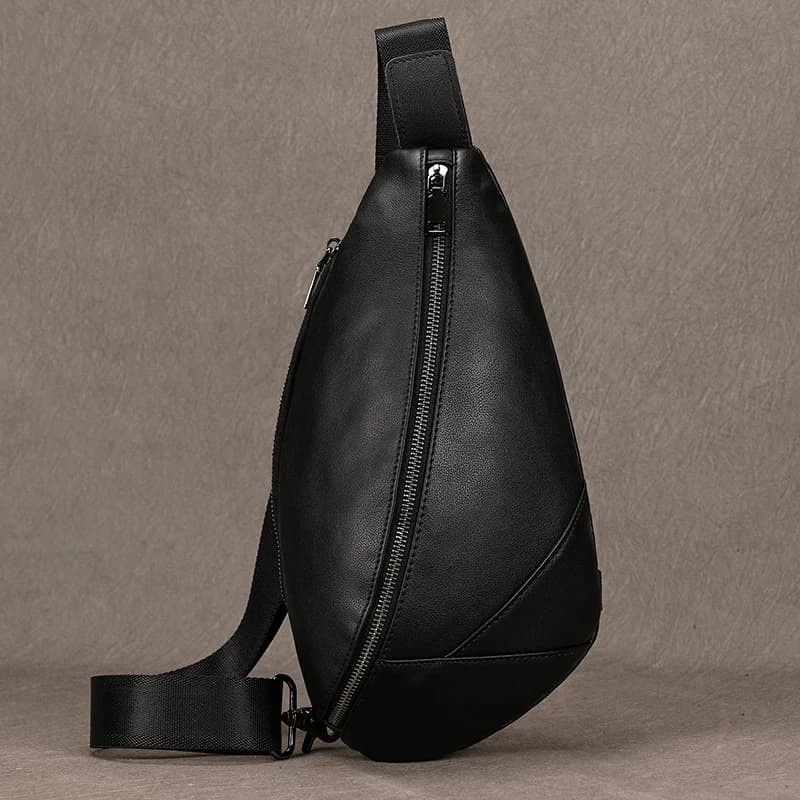 Luufan Borsa a tracolla da uomo in morbida pelle genuina Mini borsa a tracolla da uomo Borsa a tracolla antifurto da uomo Borsa a tracolla estiva all'aperto