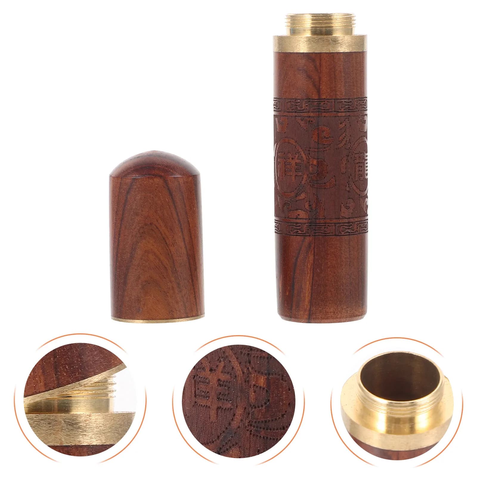 2Pcs Wooden Needle Case Needle Holder for Crafts Sewing Embroidery Cross Stitching Organizing Needles Lightweight Portable