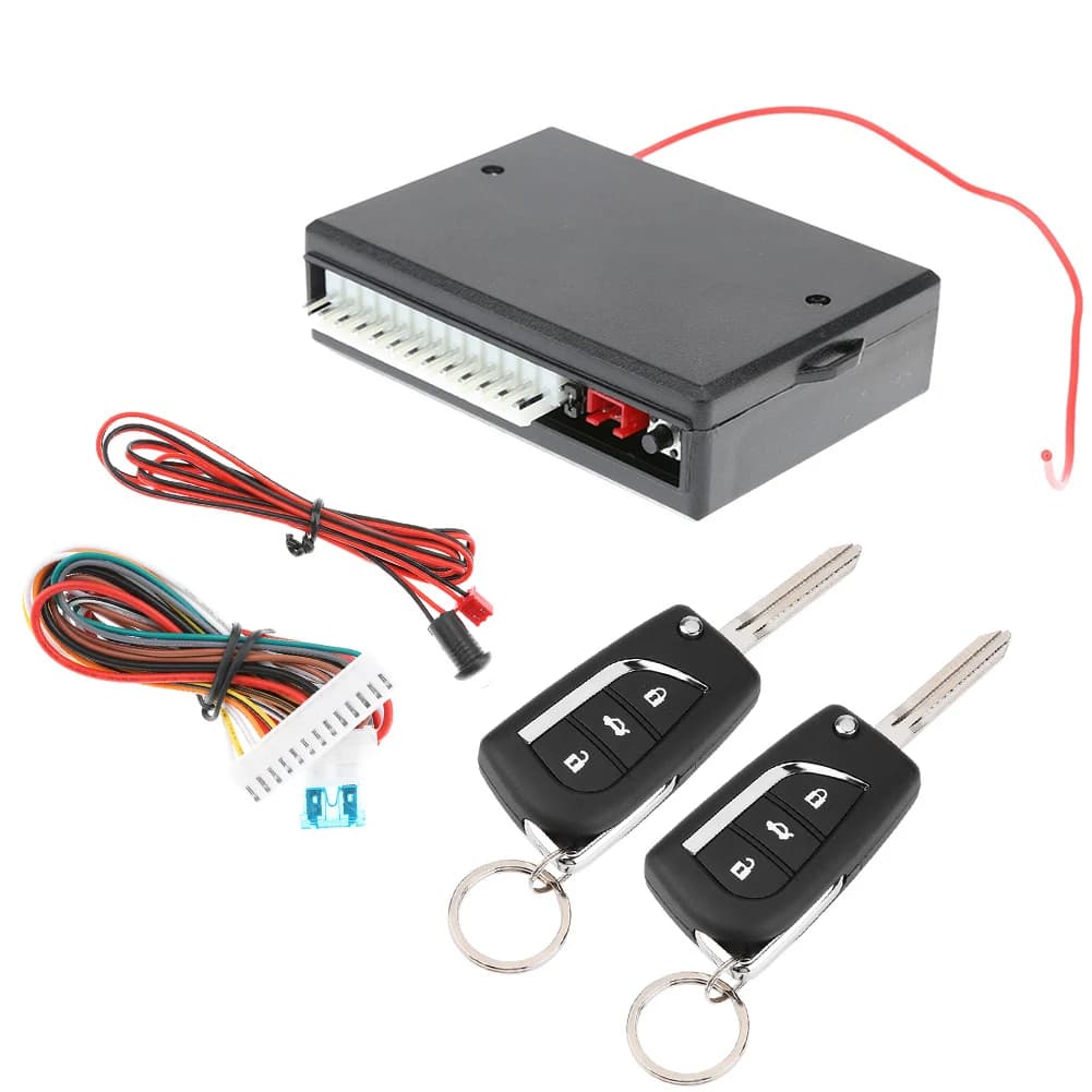 Kit di chiusura centralizzata per allarme con telecomando per sistema di accesso senza chiave per serratura centrale per auto universale VH13P