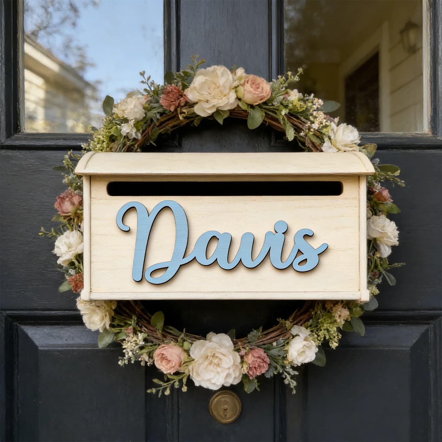 1 targhetta in legno personalizzata, nome personalizzabile, feste di famiglia, matrimoni, regali decorativi per l'inaugurazione della casa