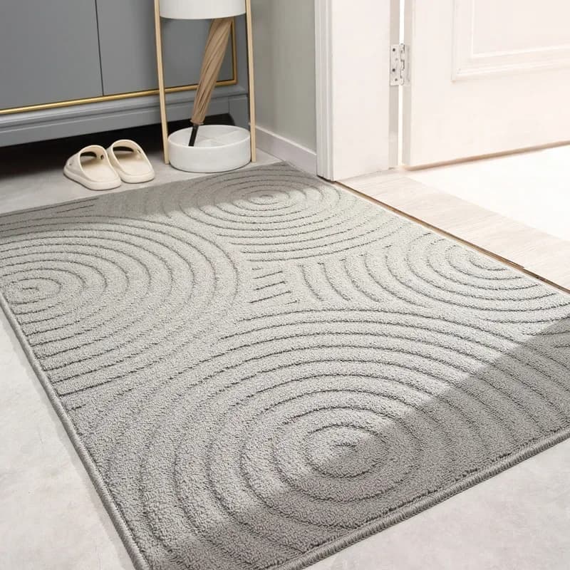 Inyahome Door Floor Mat for Home Entrance Moroccan Indoor Door Mat Shoe Scraper Ideal Inside Outside Home High Traffic Area Mat