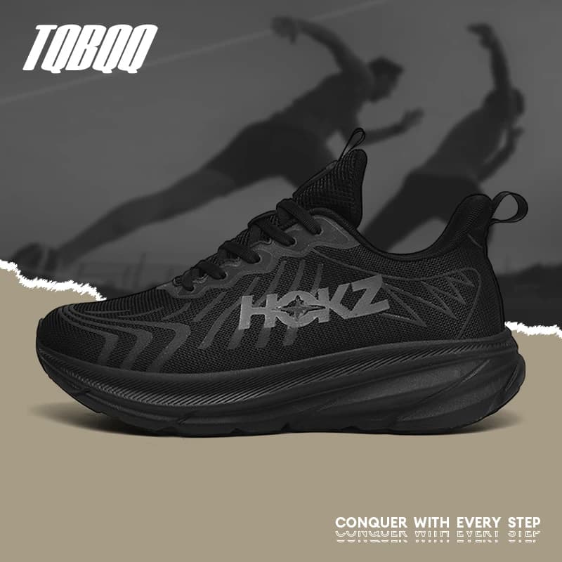 Running shoes with air cushion with carbon plate for men Sneakers soft and robust Women's Day Sneakers