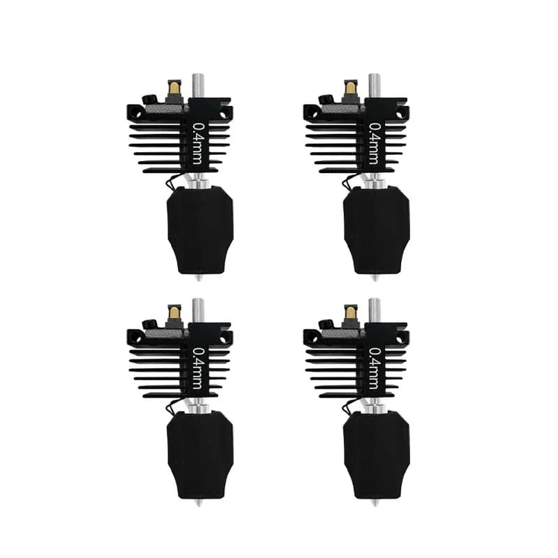 Flashforge Creator 5/Pro 3D Printer Printer Head C5 Series Hotend Kit Harden Steel Nozzle Heating Block Replace the Original