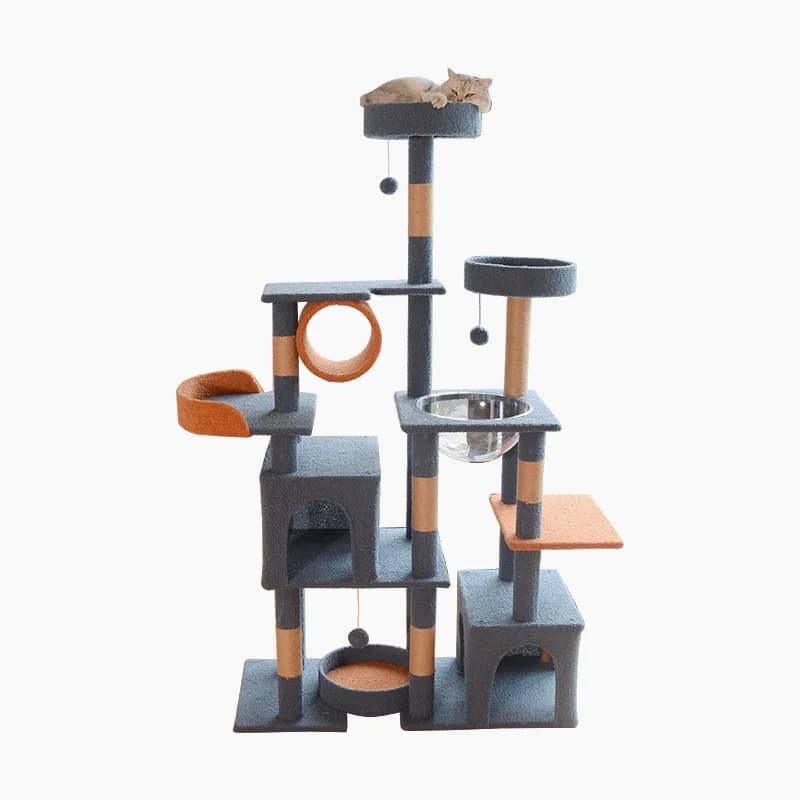 Cat Tiragraffi for Indoor Cats Stand House Kitty Condo Funny Cat Toys for Kittens House Playground for Pets