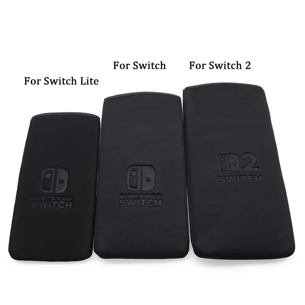 Custodia protettiva per Switch 2 Custodia protettiva in spugna morbida Custodia da trasporto per Switch NS/Lite/Oled Borsa protettiva per schermo da gioco