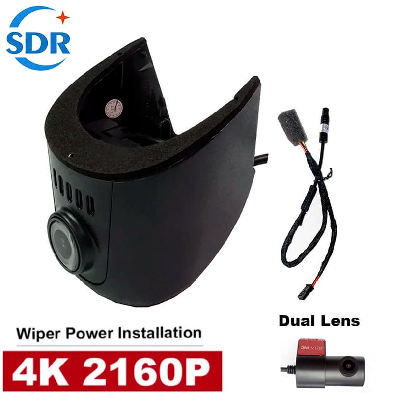 4K Plug And Play Dash Cam Wifi DVR for car for Audi a1 a3 a4 a5 a6 a7 a7 q3 q5 b6 b7 b9 8v c5 c7 2016 ~ 2022 APP control and GPS
