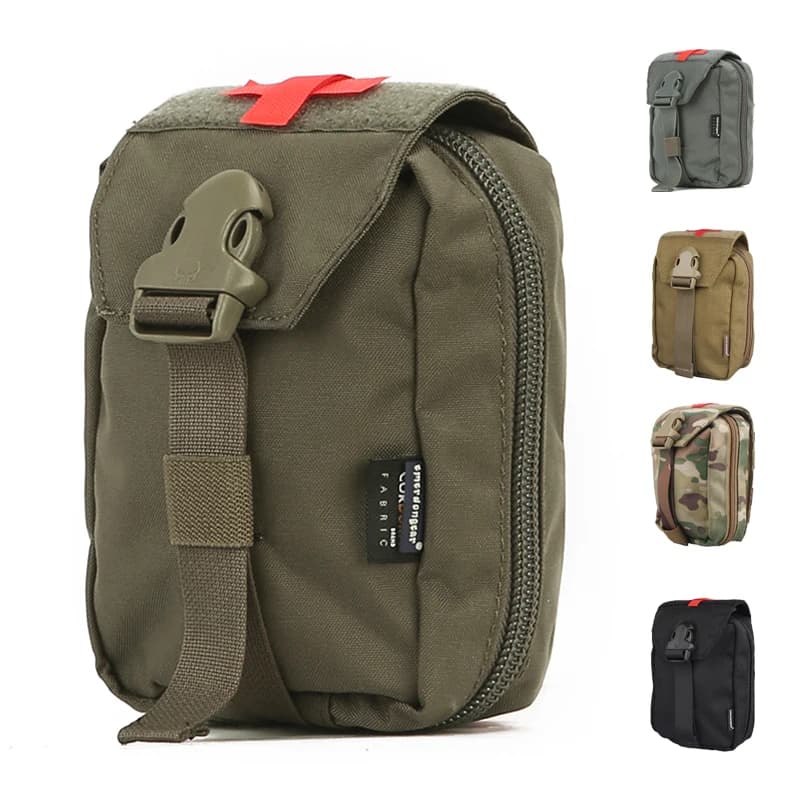 Borsa Medica Emersongear, Kit di Pronto Soccorso, Tasca di Sopravvivenza per Escursionismo, Caccia, Ciclismo, Pannello da Cintura in Nylon EM6368